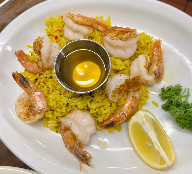 Broiled Shrimp.