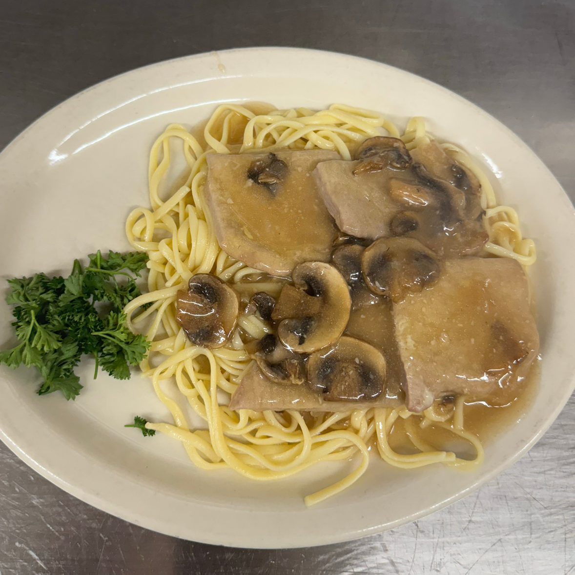 Veal Marsala.