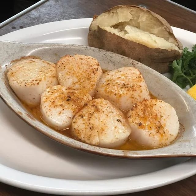 Broiled Scallops.