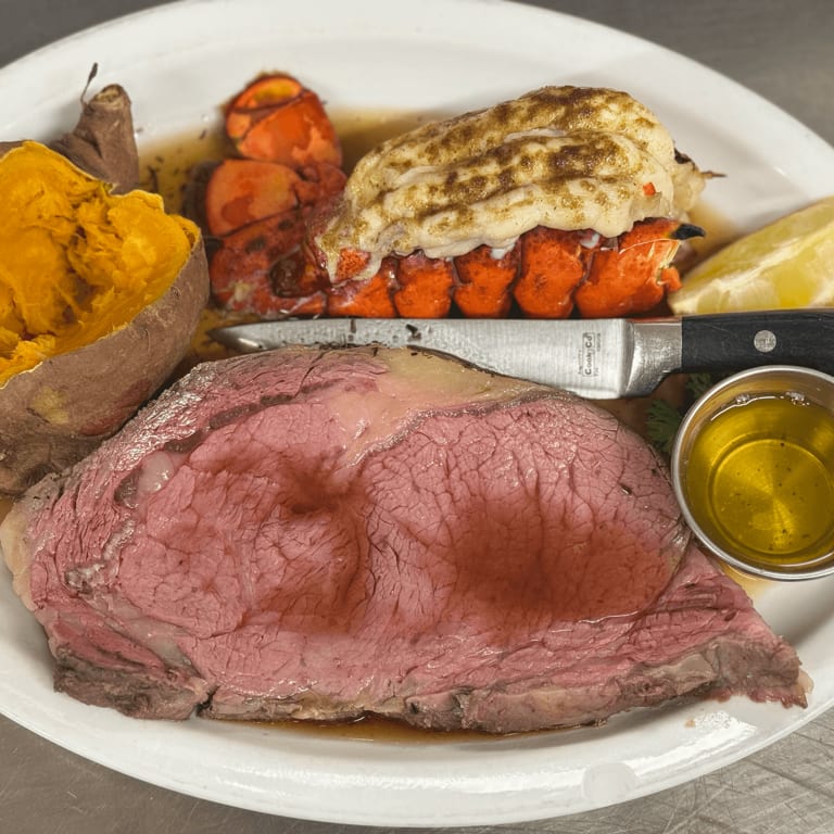 Juicy Prime Rib at Our Steakhouse