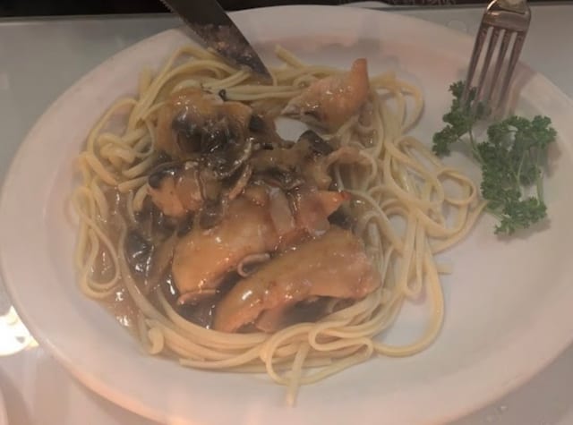 Chicken Marsala.